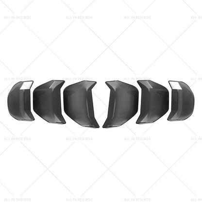 6 x Car Tail Light Lamp Cover Trim for Ford Mustang GT (2018-2022)