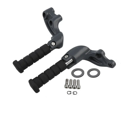 Gray Passenger Footpeg Footrest Mount Bracket for Indian Scout (2015-2023)