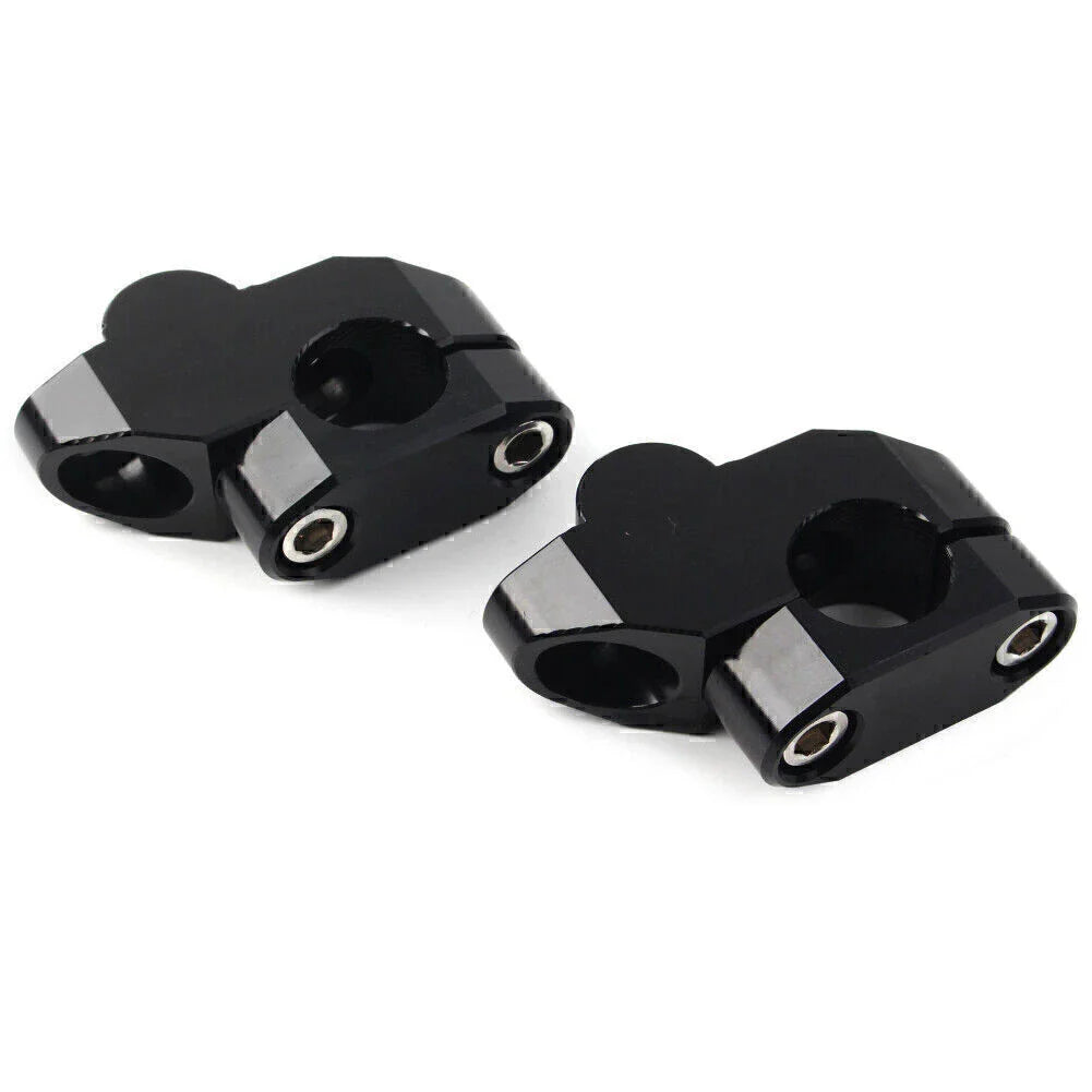 Black Handlebar Bar Extension Riser for Motorcycle
