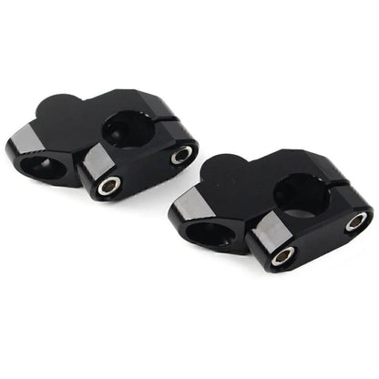 Black Handlebar Bar Extension Riser for Motorcycle