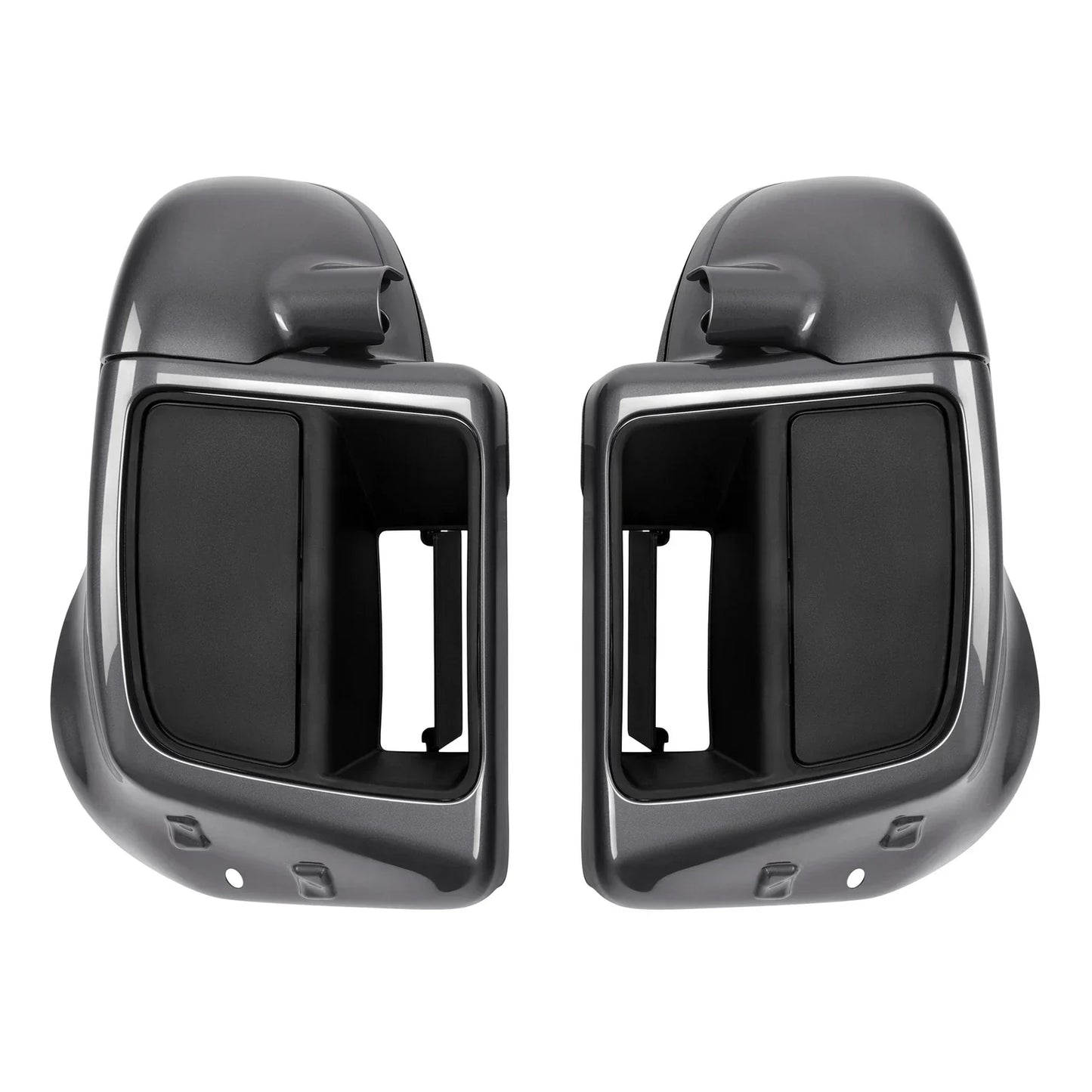 Lower Vented Fairings for Harley Touring (2014-2025) Gauntlet Gray Metallic