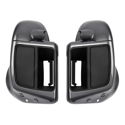 Lower Vented Fairings for Harley Touring (2014-2025) Gauntlet Gray Metallic