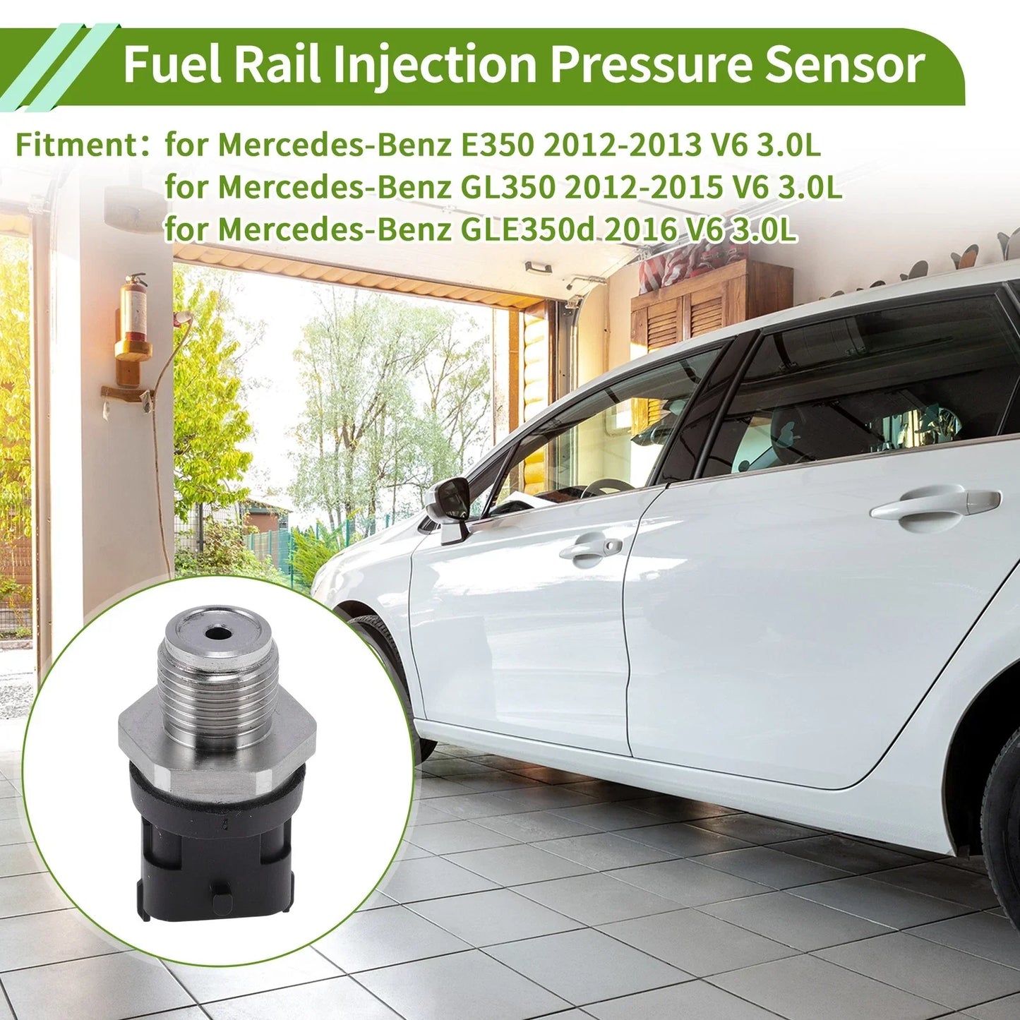Fuel Injection Pressure Sensor for Mercedes-Benz E350 (2012-2013)