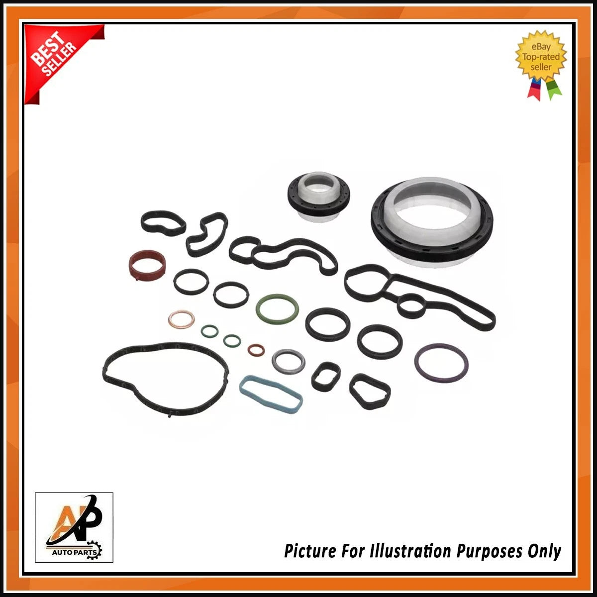 Crankcase Gasket Set Replacement for Citroen Peugeot 1.5 BlueHDi (2013–2020)