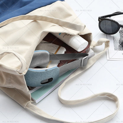 Smart Eye Massager with Heat, Vibration & Music Therapy for Tension Relief