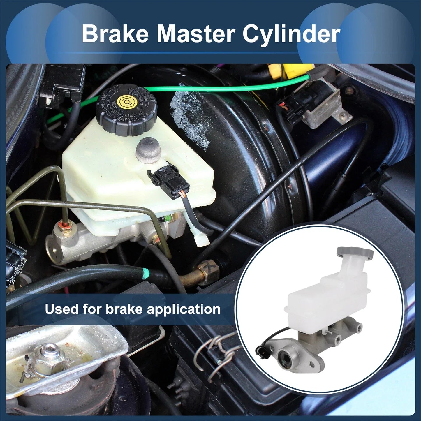 Brake Master Cylinder with Reservoir for Hyundai H1 (1998-2007)