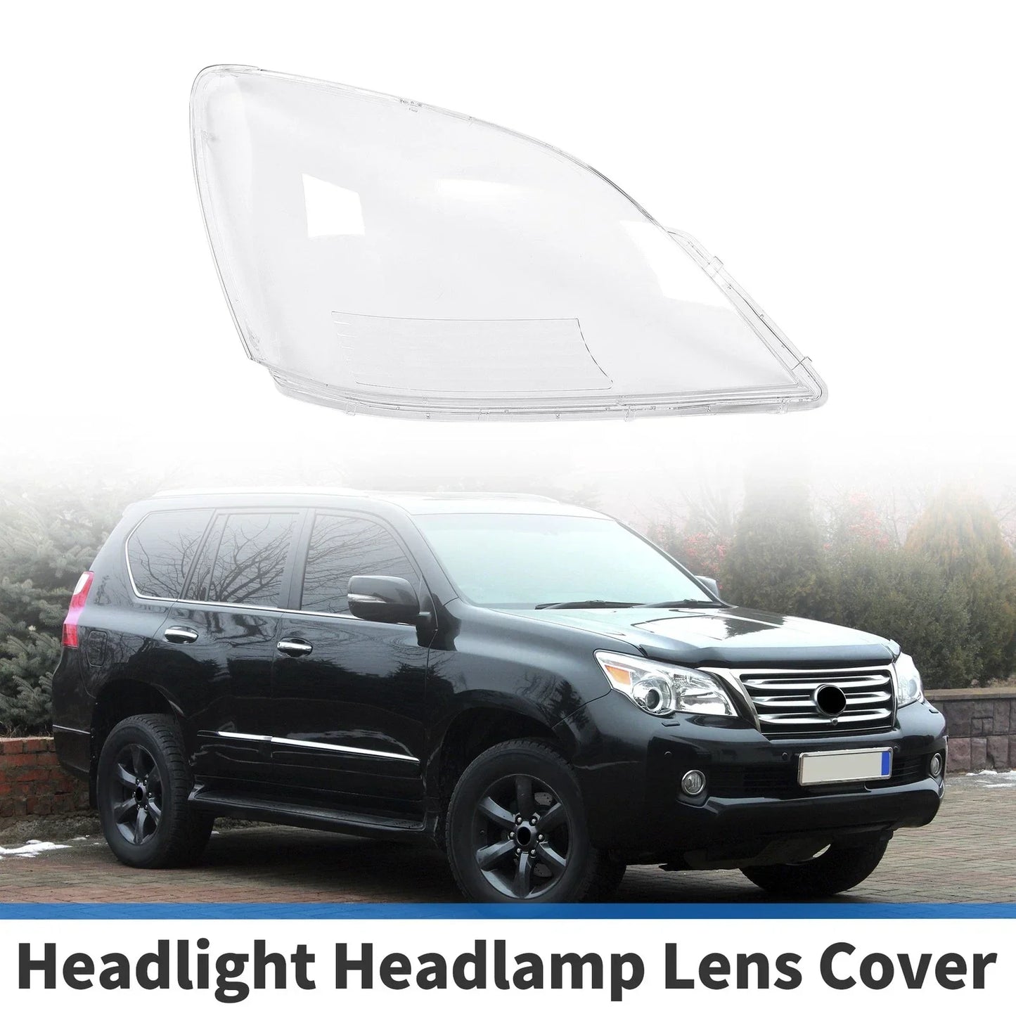 Car Front Right Headlight Lens Cover for Lexus GX470 (2003-2009)