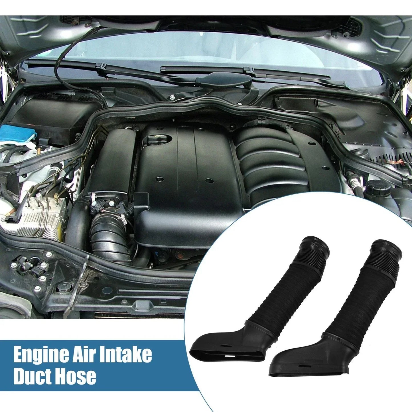 2 x Air Intake Duct Hose for Mercedes-Benz W204 W212 (2010-2016)