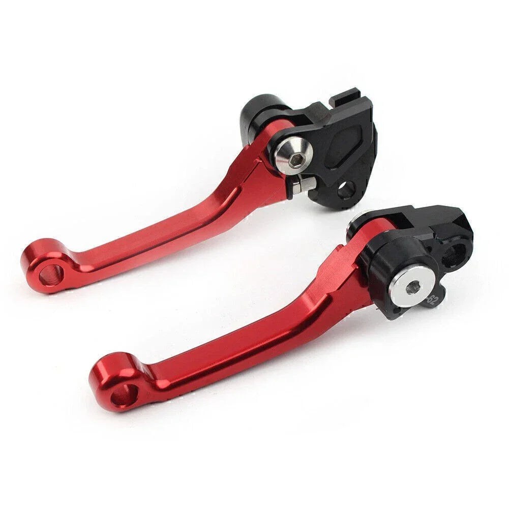 Red Brake Clutch Levers for Suzuki RMZ450 (2005-2022)