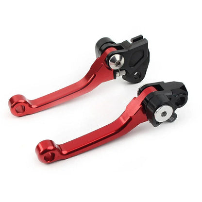 Red Brake Clutch Levers for Suzuki RMZ450 (2005-2022)