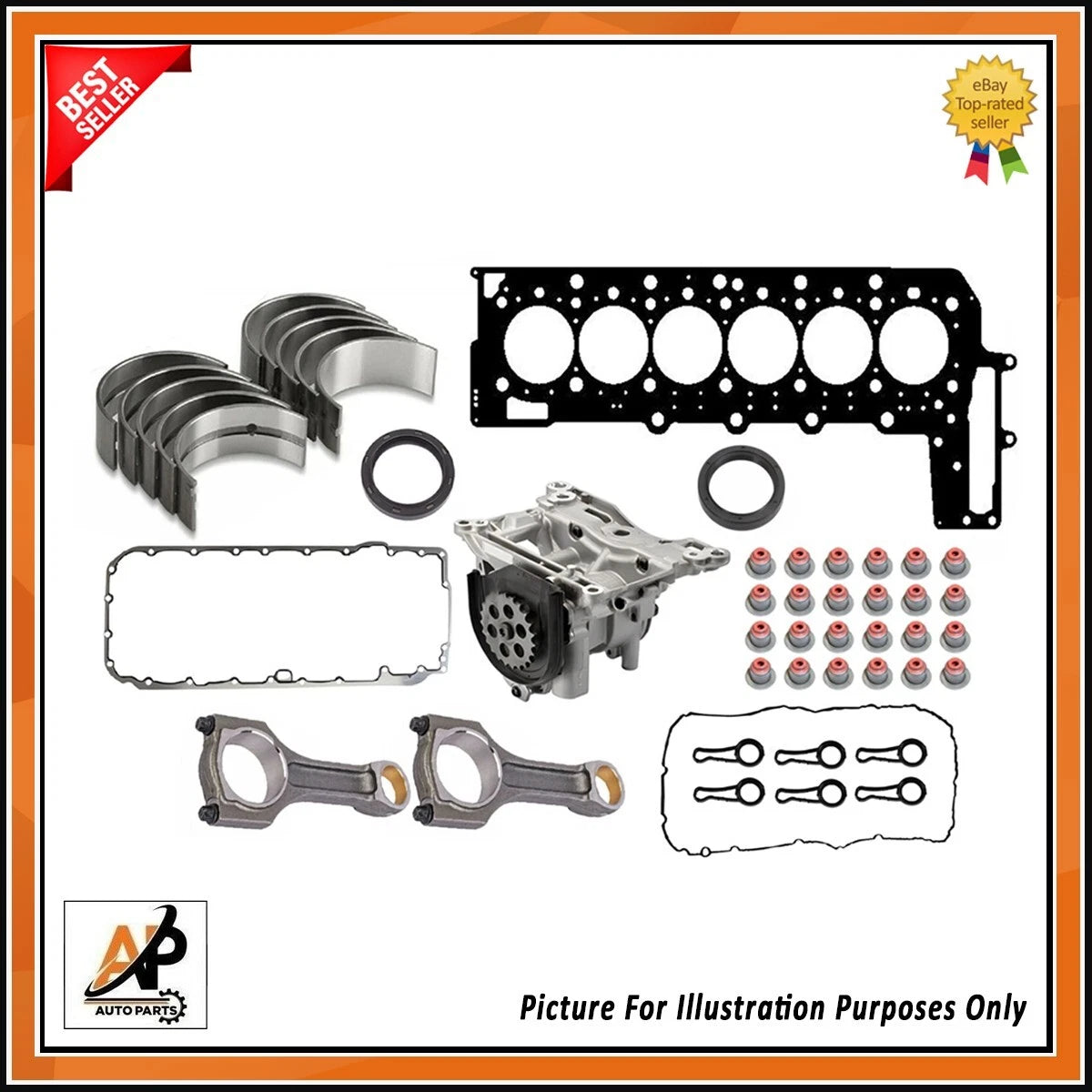 Head Gasket Replacement Kit for BMW 3 4 5 6 7 Series 3.0 Diesel (N57)