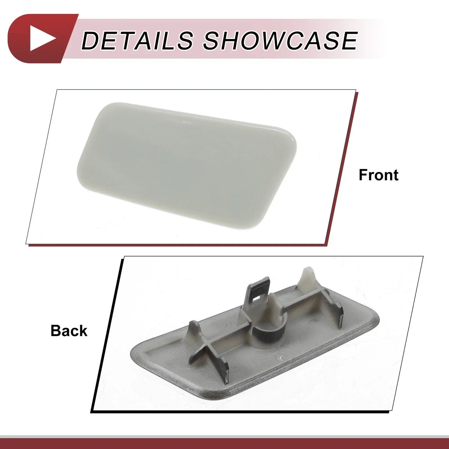 Front Left Washer Nozzle Cover for Lexus LX570 (2016-2021) - Unpainted 1 x Cap