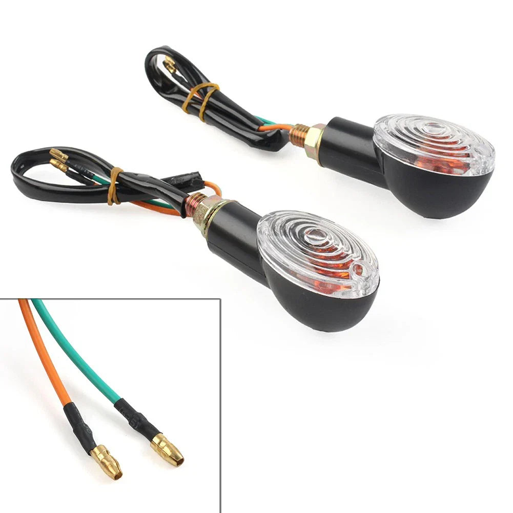 Clear Turn Signal Light Indicator Blinker for Kawasaki KLX110 (2009)