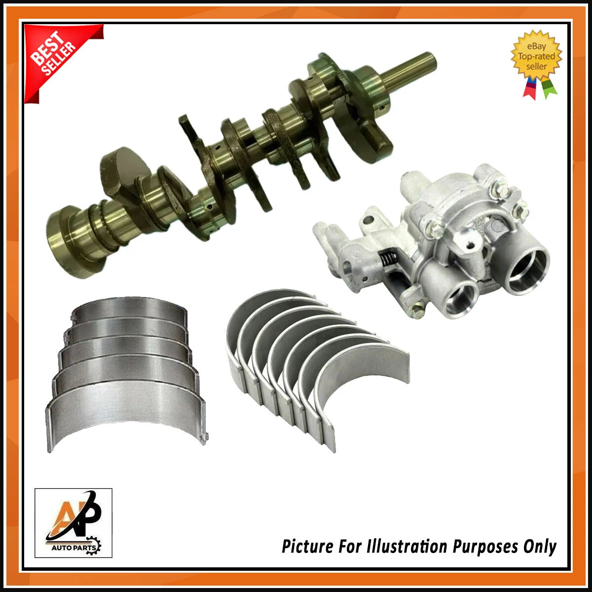 Crankshaft Oil Pump and Main Bearing Kit for Land Rover Jaguar 3.0L (2009–2013)