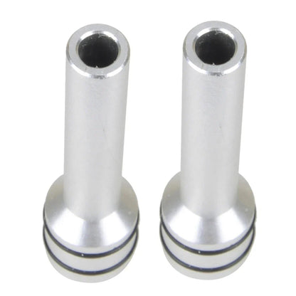 4 x Aluminium Door Latch Pin Covers for Car Interior - 49mm
