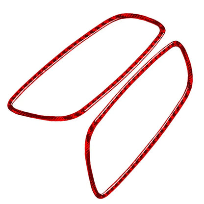 Red Interior Door Grab Handle Bowl Trim Cover for Audi TT TTS TTRS (2008-2014)