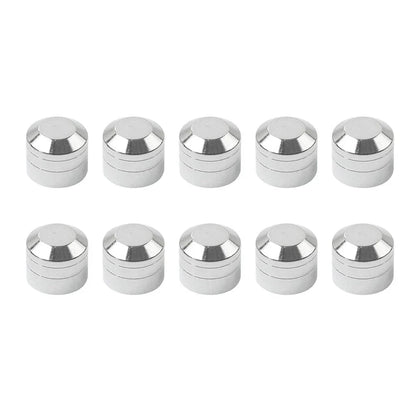 10 x Engine Cover Bolts Screw Caps CNC for Harley Twin Cam Dyna Softail Chrome