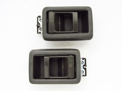 Inner Door Handle Pair for Nissan Navara D21 Pickup (1997-2001) Brown Interior