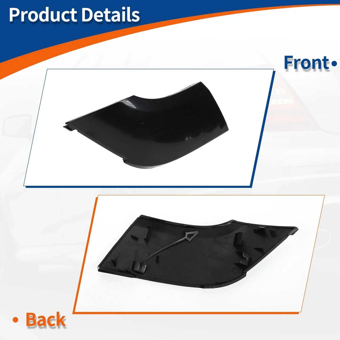 Front Car Bumper Tow Hook Cover for Mercedes-Benz CLS (2012-2018)