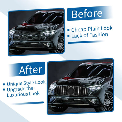 Front Upper Bumper Grille for Mercedes-Benz GLC250 (2017-2018)