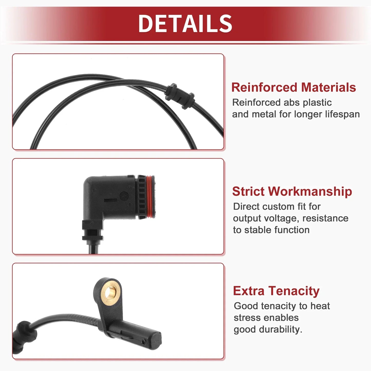 ABS Wheel Speed Sensor for Mercedes-Benz SLC43 AMG (2017-2020)