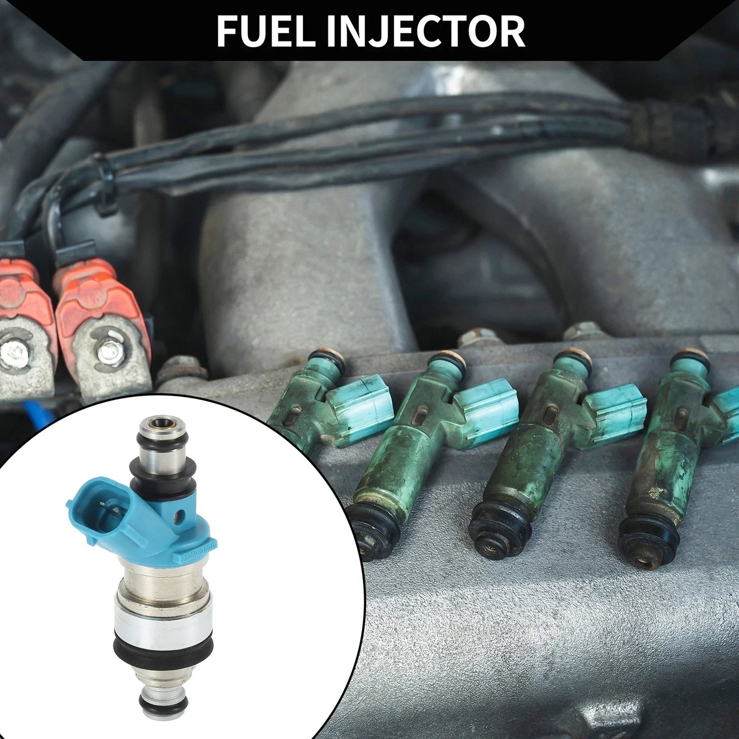 Fuel Injector for Toyota Avalon XL, XLS 1997-1999 3.0L Blue 1 x Unit