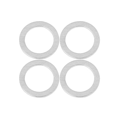 10 x M14 Silver Tone Oil Drain Plug Gaskets for Hyundai (21513-23001)