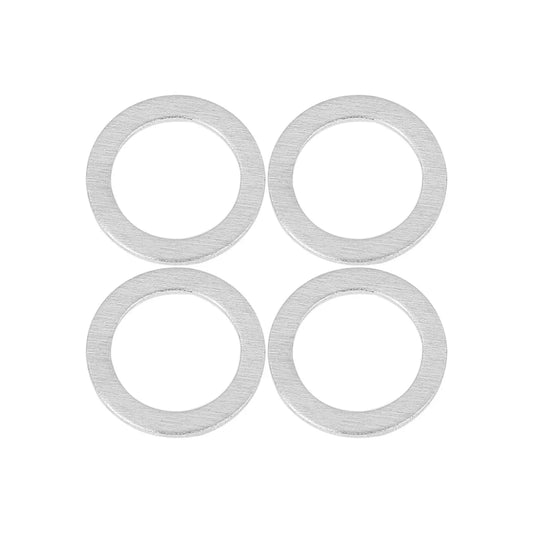 10 x M14 Silver Tone Oil Drain Plug Gaskets for Hyundai (21513-23001)
