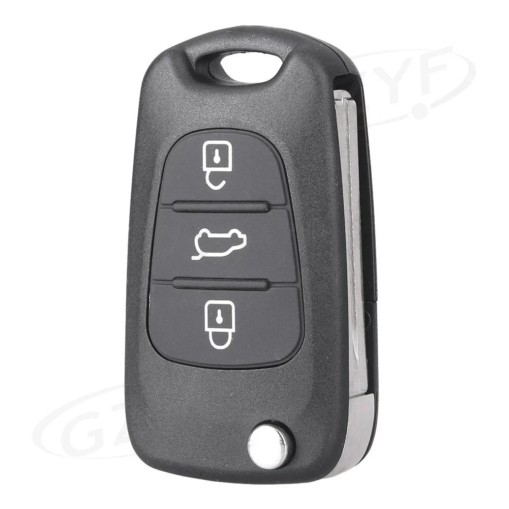 3-Button Remote Key Fob Shell Cover for KIA K2 K5 (2011-2020)