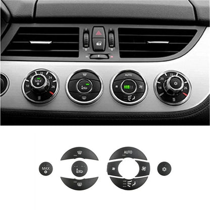 9 Pcs Black AC Control Switch Buttons for BMW Z4 (2009-2016)