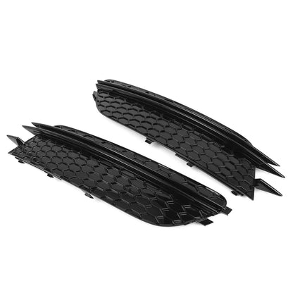 Honeycomb Front Bumper Fog Light Grille for Audi A6 C7 Sedan (2012-2015)