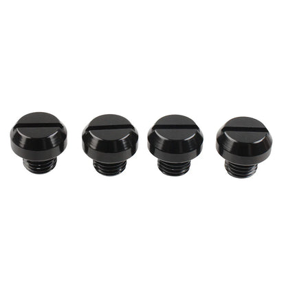 4PCS M10 Motorcycle Mirror Hole Blanking Plugs Screws Caps