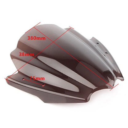 Windshield for Motorcycle 7/8" or 1" Handlebar Clear