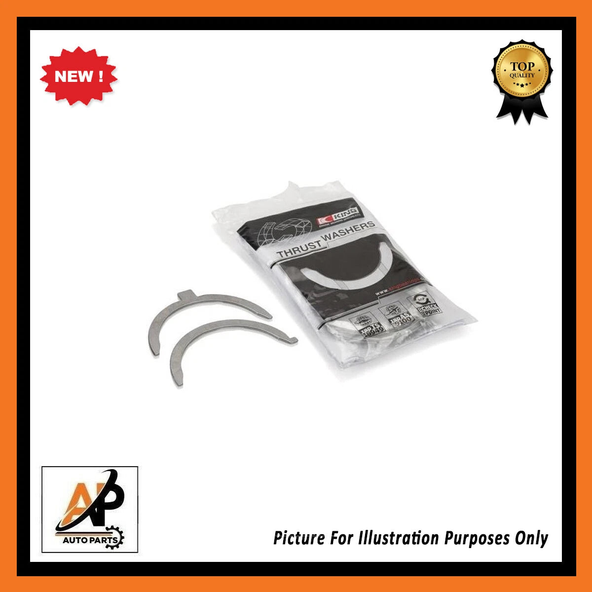 Engine Thrust Washer Set for Renault Opel Vauxhall Volvo 1.6 (1998–2010)