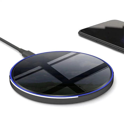 15W Wireless Fast Charger Pad Dock for iPhone Samsung Huawei