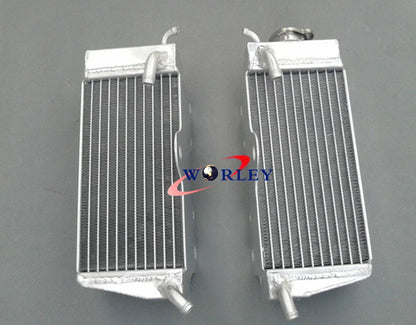 Aluminum Radiator + Black Hose for Honda CR250R (1985-1987)