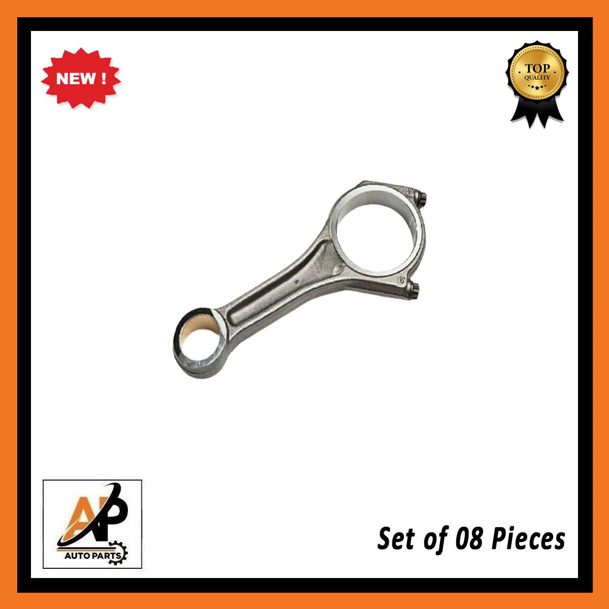 Engine Connecting Rod Set of 8 Heavy Duty for Jaguar XJ XF XK (2003–2015)