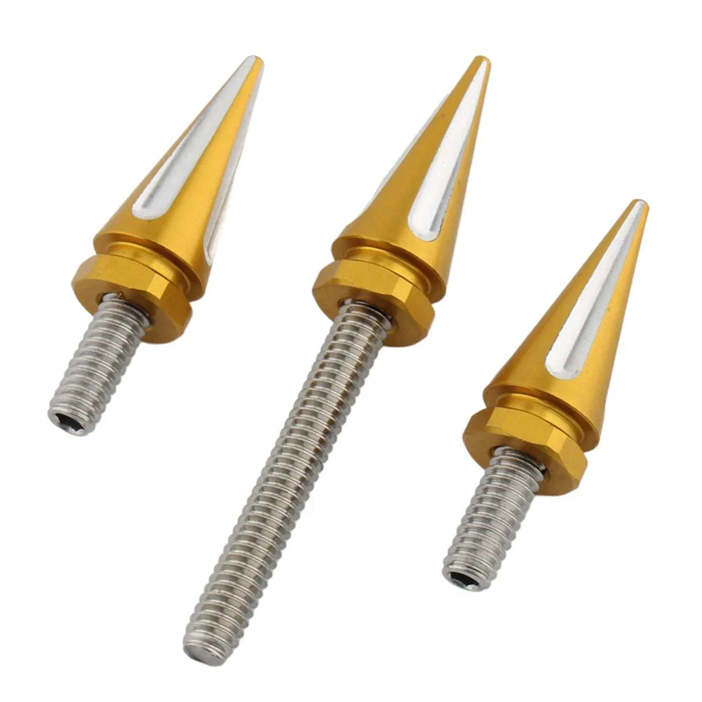 3 x Windshield Gold Screws for Harley Electra Street Glide Ultra Limited (2014+)