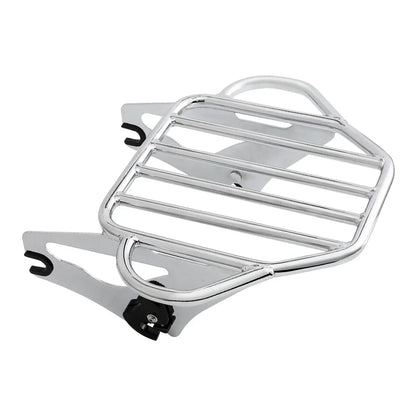 Chrome Luggage Rack Docking Kit for Harley Touring Road King (2009-2013)