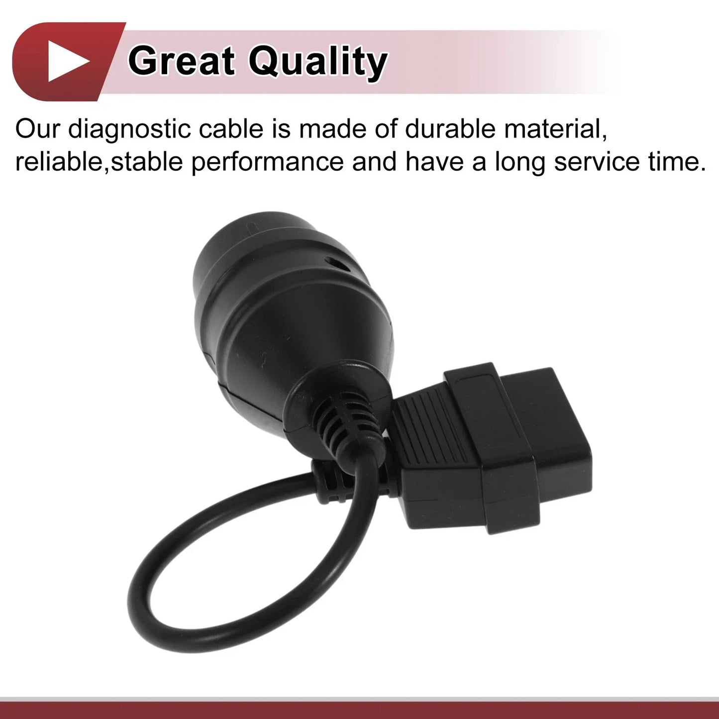 38 Pin OBD1 to 16 Pin OBD2 Car Diagnostic Connector Adapter Cable