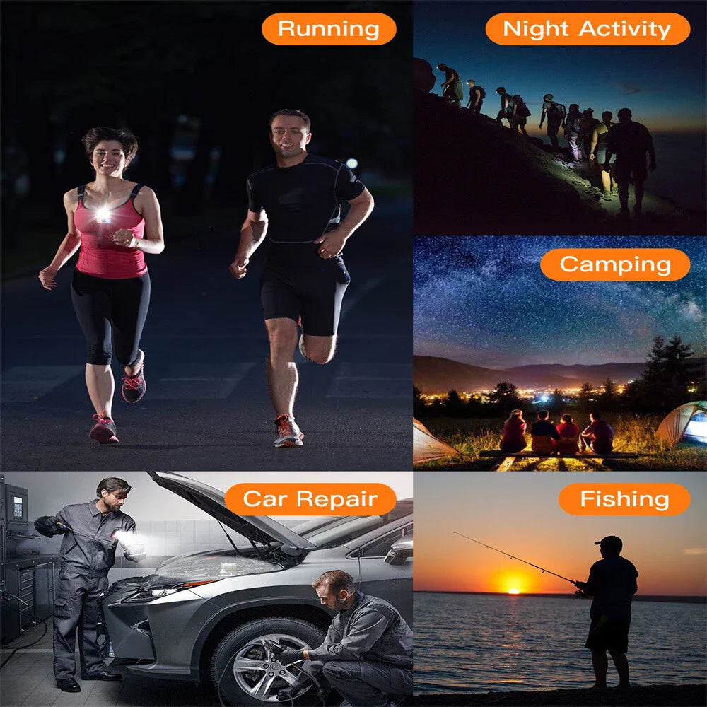 1080P Mini Outdoor Sports Camera Video Recorder w/ LED Flashlight Waterproof