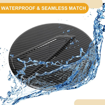 Fuel Tank Door Cap for Chevy Blazer 2020-2025 Gas Tank Flap Carbon Fiber Black