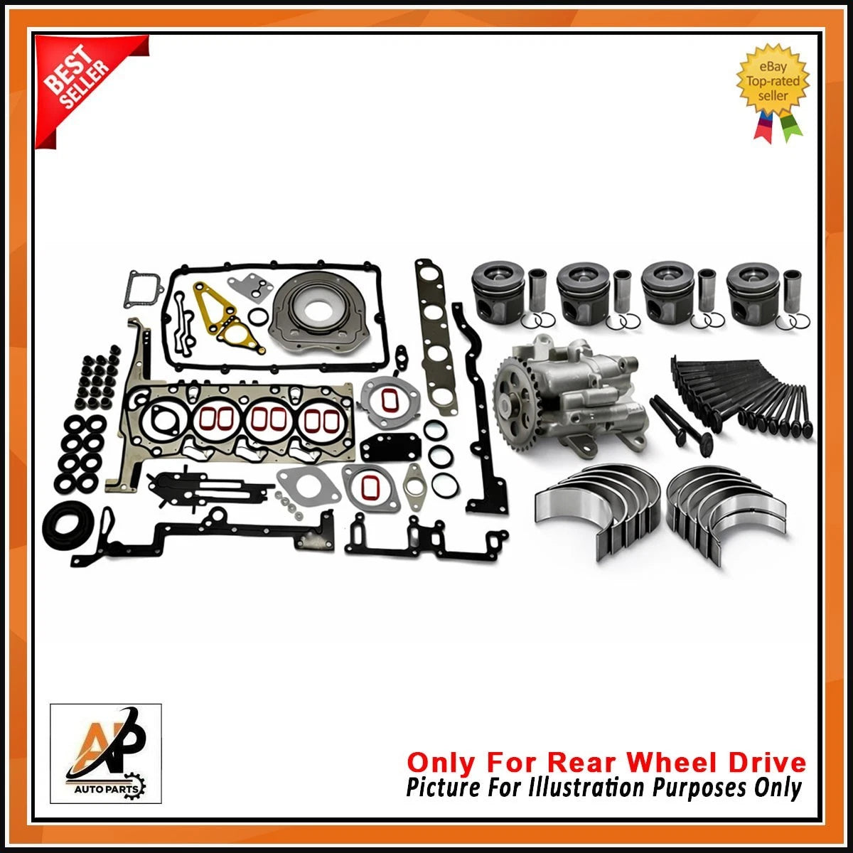 Engine Rebuild Kit Heavy Duty for Ford Transit Ranger 2.2 TDCI (GBVA) (2000–2016)