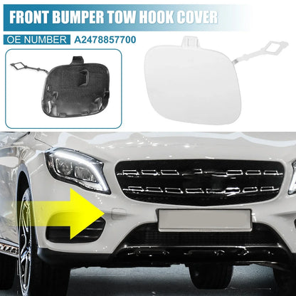 Front Right Bumper Tow Hook Cover for Mercedes-Benz GLB250 (2020-2022) White