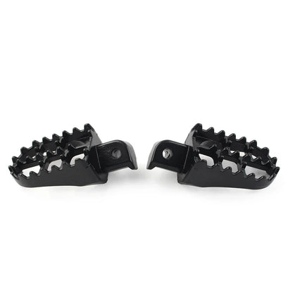 CNC Wide Foot Pegs Rear Set Pedals for Universal Motorcycle Bike Black