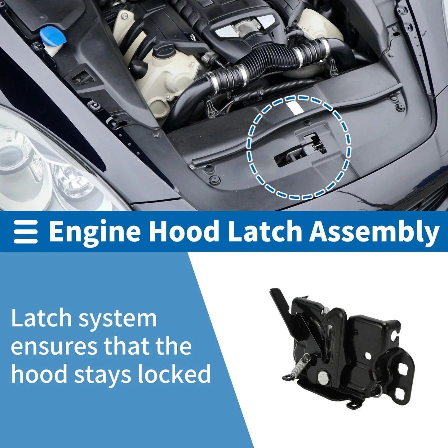 Hood Latch Assembly for Dodge Nitro (2007-2011) - 1 x Quality Replacement