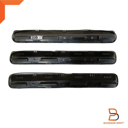 Black Bonnet Hood Vent Grille Inserts for Nissan Navara D21 (1986-1997)