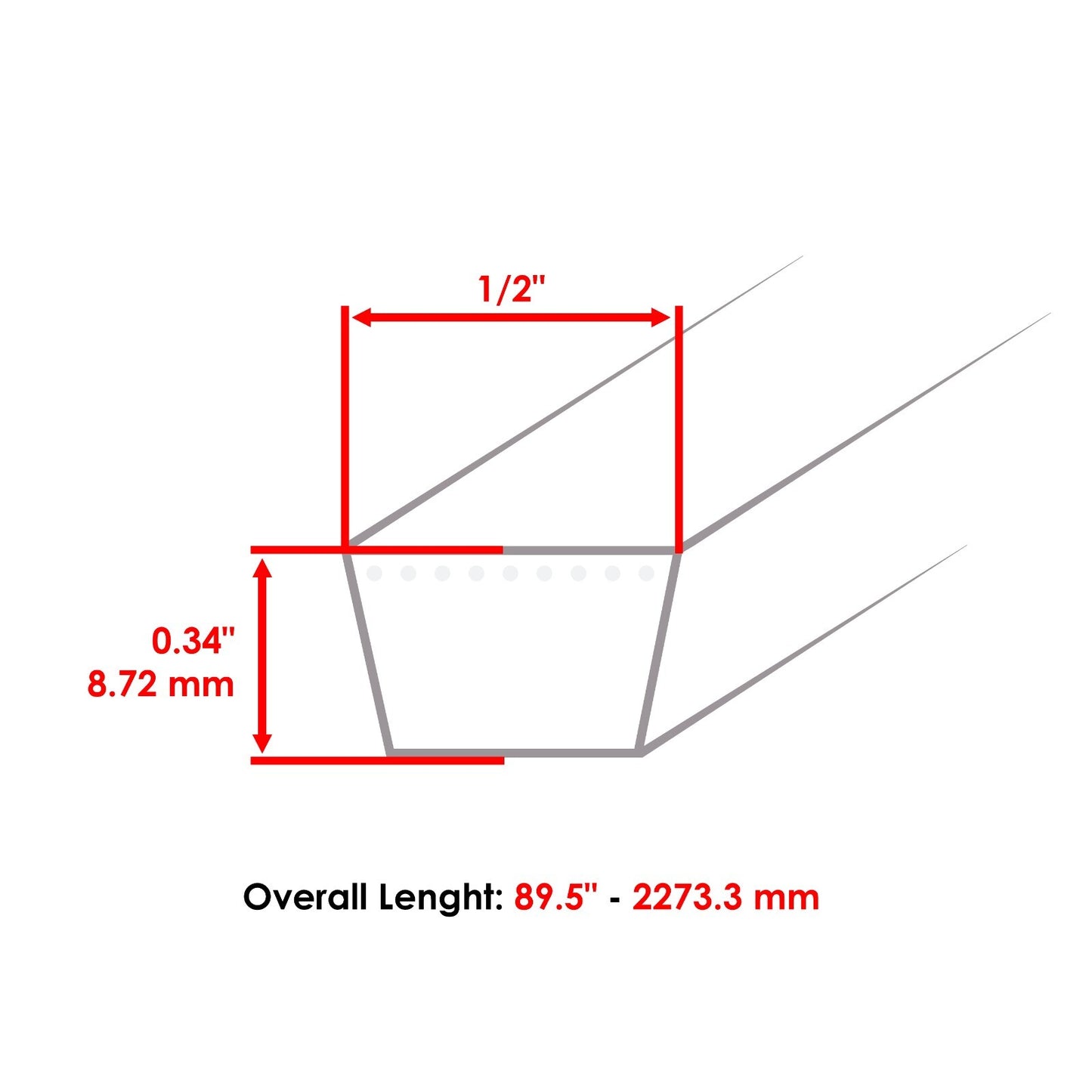Deck Belt Replacement for Snapper Briggs & Stratton (2000–2010)