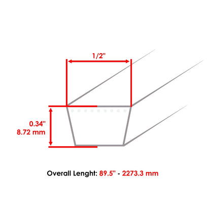 Deck Belt Replacement for Snapper Briggs & Stratton (2000–2010)