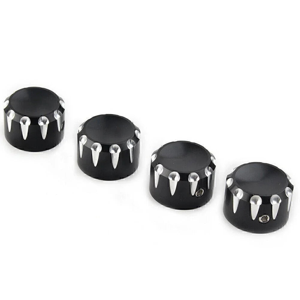 4 x Black Engine Screw Topper Cover Head Bolt Caps for Harley 883